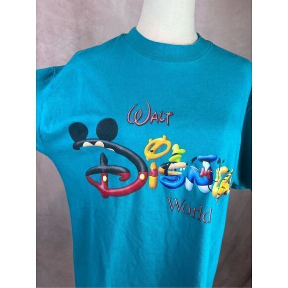 Vintage 1990s Walt Disney World T Shirt Mickey Mouse - Picture 2 of 9